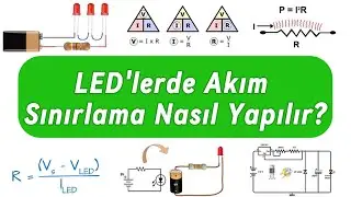 LED'lerde Akım Sınırlama Nasıl Yapılır? Direnç Hesaplama Rehberi   #led #akım #direnç #elektronik