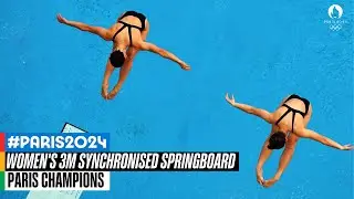 Women's 3m Synchronised springboard 🫧 | Paris Replays