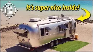 Family w/ 2 young kids sold everything to live in airstream