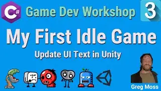 My First Idle Game | Update Text UI in Unity | Lesson 3