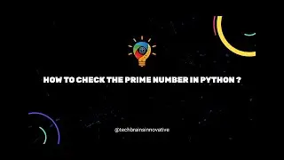 how to know given number is a prime number with python?