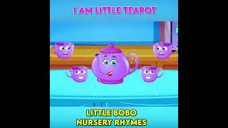 I Am Little Teapot | FlickBox Nursery Rhymes for Children | Kids Songs #shorts
