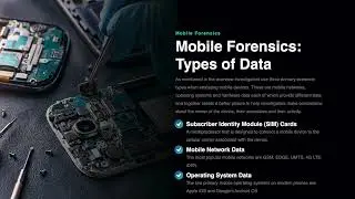 Mobile Forensics