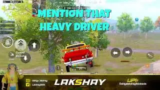 THAT HEAVY DRIVER IN PUBGMOBILE/BGMI #shorts