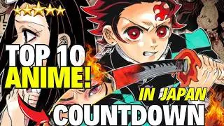 Top 10 Most Popular Anime in Japan – Countdown!🎬✨