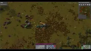 Factorio endgame flamethrower combat