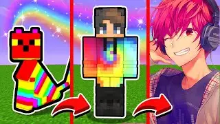 КАК МЕНЯЛСЯ РАДУЖНЫЙ КОТ ОЦЕЛОТ МОБ И ЕГО ЖИЗНЕННЫЙ ЦИКЛ В МАЙНКРАФТ ! ЭВОЛЮЦИЯ МОБА В МАЙНКРАФТ