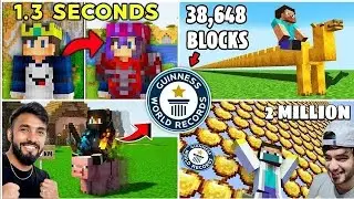 Best World Record 😘 Made By Indian Gamers 🔥 In Minecraft Survival@TechnoGamerzOfficial @MineFlux