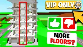 HOW to PUT TWO FLOORS WITH VIP in BROOKHAVEN!