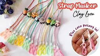 Cute Clay Mask Necklace | Kids' Mask Strap | Mask Lanyard Tutorial