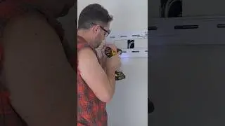 Lightning strikes house while installing TV mount! ⚡️