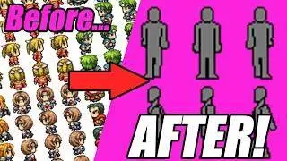 Super Quick Sprite Tutorial: How To Make Your Own Sprites In RPGMaker! VXAce, MV, MZ