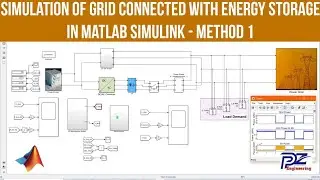 Simulation of Grid Connected with Battery in MATLAB Simulink - Method 1