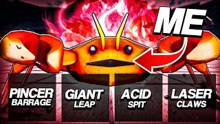TROLLING PLAYERS with CRAB BOSS MOVESET in The Strongest Battlegrounds..