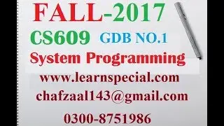 cs609 gdb 1 solution fall 2017