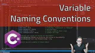 3.7 Variables: Naming Conventions - Learning C#
