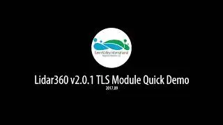 LiDAR360 v2.0.1 | Processing TLS Forestry Point Cloud Data Tutorial