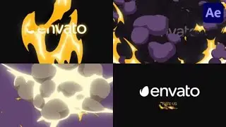 Cartoon Explosion Logo Opener Template for After Effects | Copied content Templates