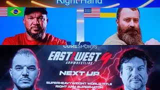 Larrat x Gasparini, me x Pavlo ,East x West # 1 in the World, and Knuckles Up, a special one in USA!