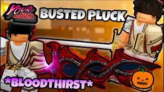 [YBA] BloodThirster Anubis + BUFFED Pluck is NOW INSANE...