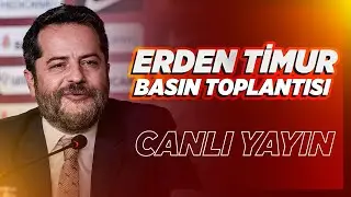 Canlı 🔴 Erden Timur Basın Toplantısı Düzenliyor | Sky Spor