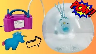 I applied electric balloon pump to kids toy (DANGEROUS) #4