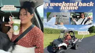 weekend vlog | coffee truck, riding atvs, & going home!