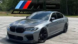 I FINALLY INSTALLED A FRONT LIP ON M5 COMP
