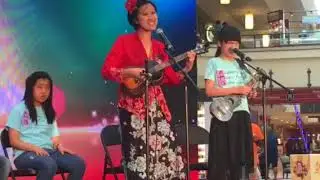 Student Kelly & Teacher Khim performing The Moon Represents My Heart ASEAN Fest 2018