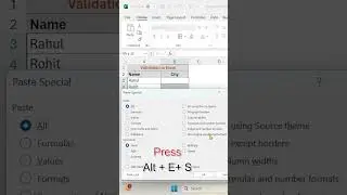 Excel Paste Special Option Part 5: Validation | Excel_and_PowerBI | 