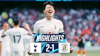 TOTTENHAM HOTSPUR 2-1 LUTON TOWN // PREMIER LEAGUE HIGHLIGHTS // SON STRIKES THE WINNER