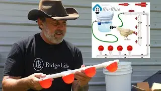 HOW TO Build An AUTOMATIC Chicken Waterering System | Rabbits & More  | By BiirBlue