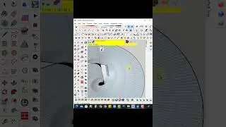 sketchup short make spiral ramp 