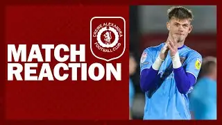 POST-MATCH REACTION | Tom Booth Makes His Crewe Debut