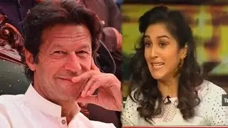 Najam Sethi Daughter Mira Sethi Copying Imran Khan in a funny way - Mazaaq Raat