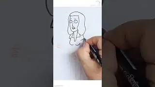 Drawing Beth Smith from TV series Rick and Morty
