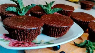 ВЫПЕЧКА ДЛЯ ДИАБЕТИКОВ 2 ТИПА. П.П ШОКОЛАДНЫЕ КЕКСЫ 🧁