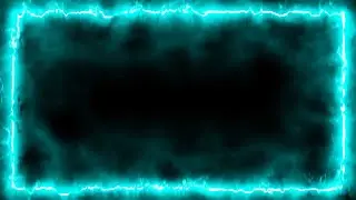 4K Neon Border Black Screen, Neon Frame Black Screen, Green Screen Effects, Background Effects
