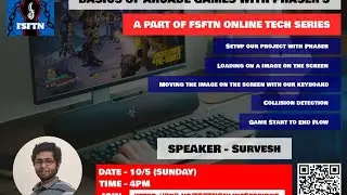 Class #3 | Basics of Arcade Games with Phaser 3 | FSFTN Online Tech Series