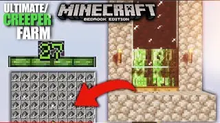 Creeper Farm Bedrock Edition 1.16 | EASY Creeper Farm | How to Make a Creeper Farm