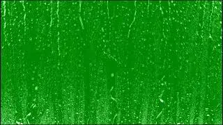 hd rain green screen
