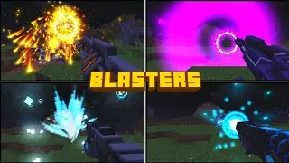 Blasters Addon DLC For Minecraft PE/Bedrock 1.21