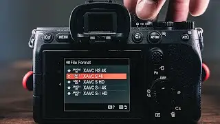 BEST SONY CINEMATIC VIDEO SETTINGS FOR YOUR A7IV
