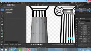 Pilar greco-romano - Blender tutorial para iniciantes