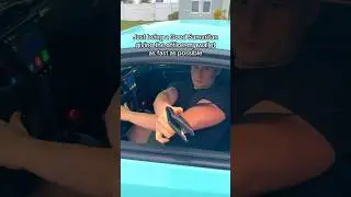 I got pulled over and did this..