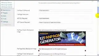 EzFanpageGenerator V2 - Adding Custom Javascript and CSS To Your Fanpages