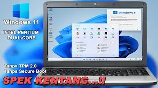 Cara Install Windows 11 di PC Kentang || Instal Ulang Windows 11 di Laptop yg Tidak Support