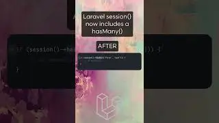 Laravel session hasAny() method
