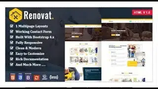 Renovat - Construction Industry | Themeforest Templates