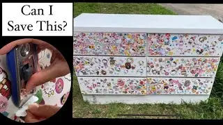 DIYing & GRIEF 🖤 - Satisfying IKEA Furniture Flip